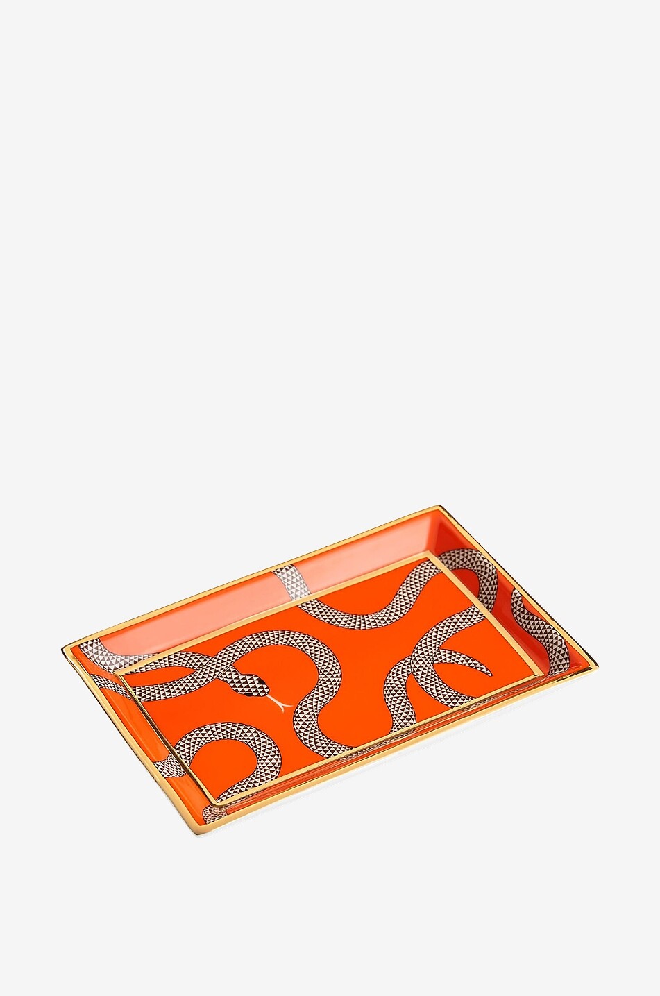 JONATHAN ADLER Eden rectangular porcelain dish Home ORANGE 3