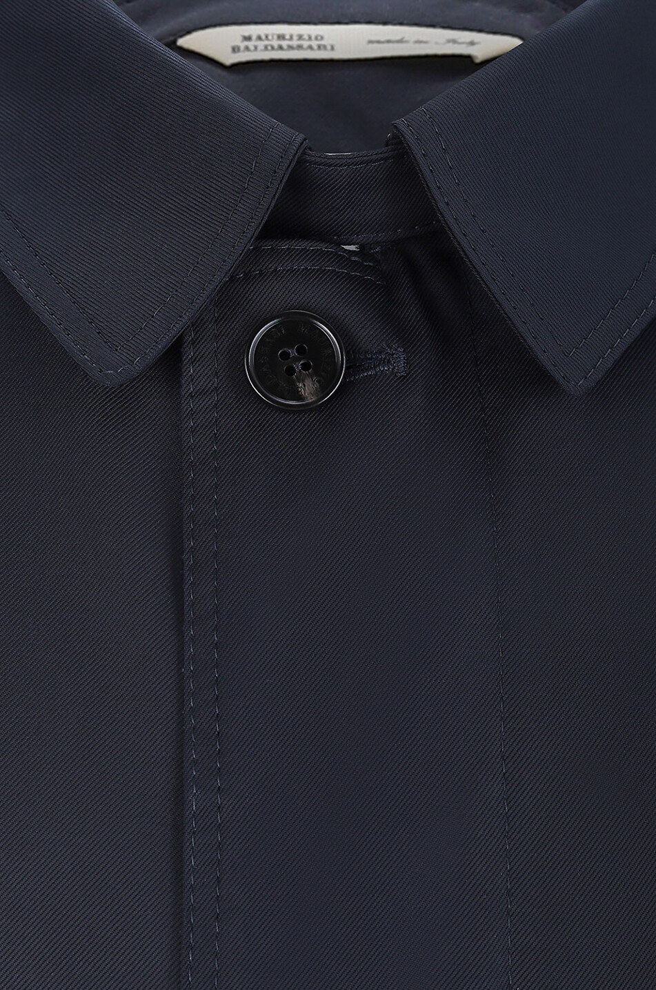 MAURIZIO BALDASSARI Cotton rain coat Men DARK BLUE 3