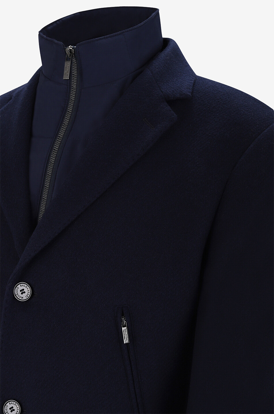 Manteau trois-quarts en cachemire