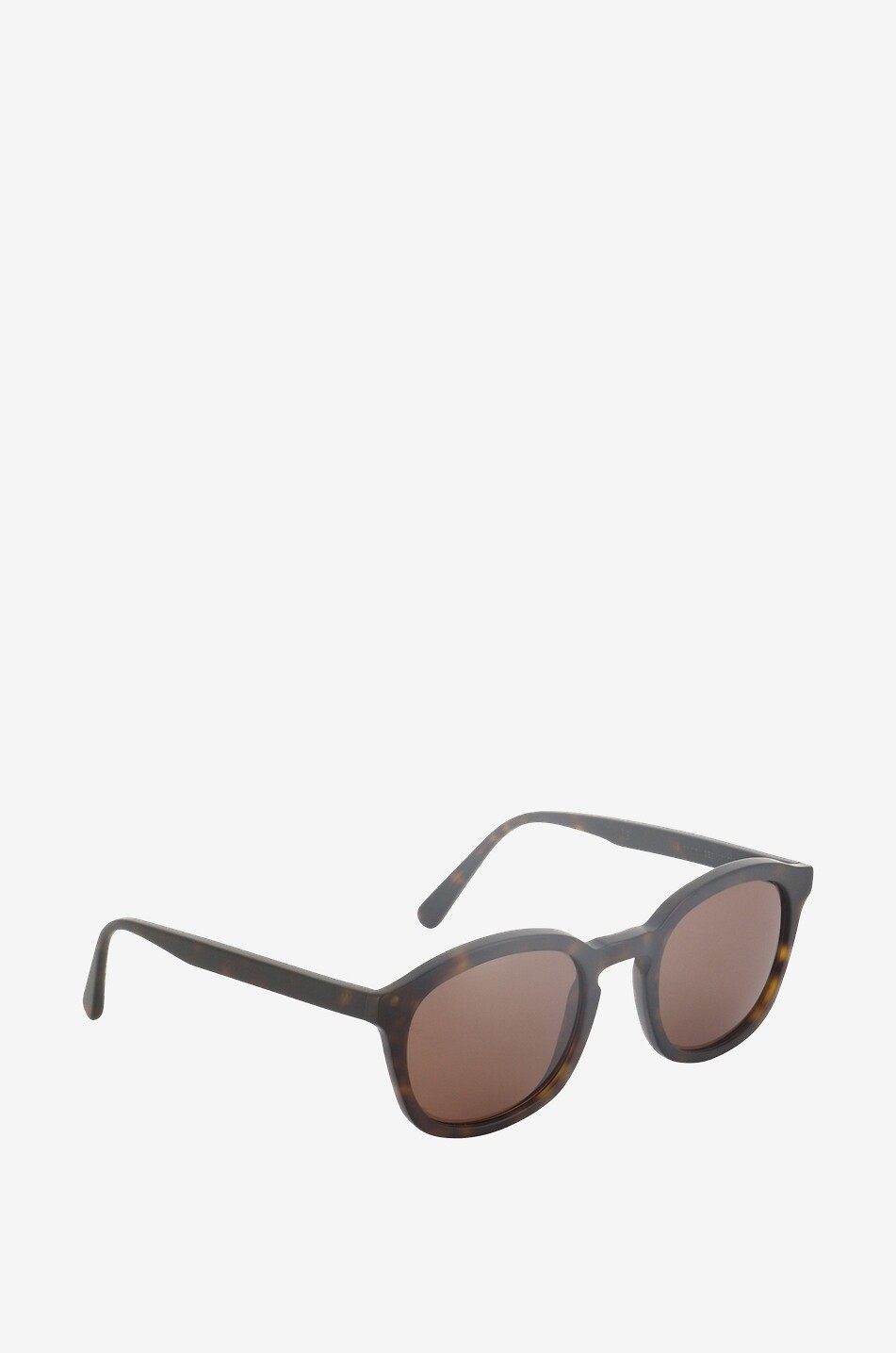 VIU The Producer round acetate sunglasses Men DARK BROWN 2