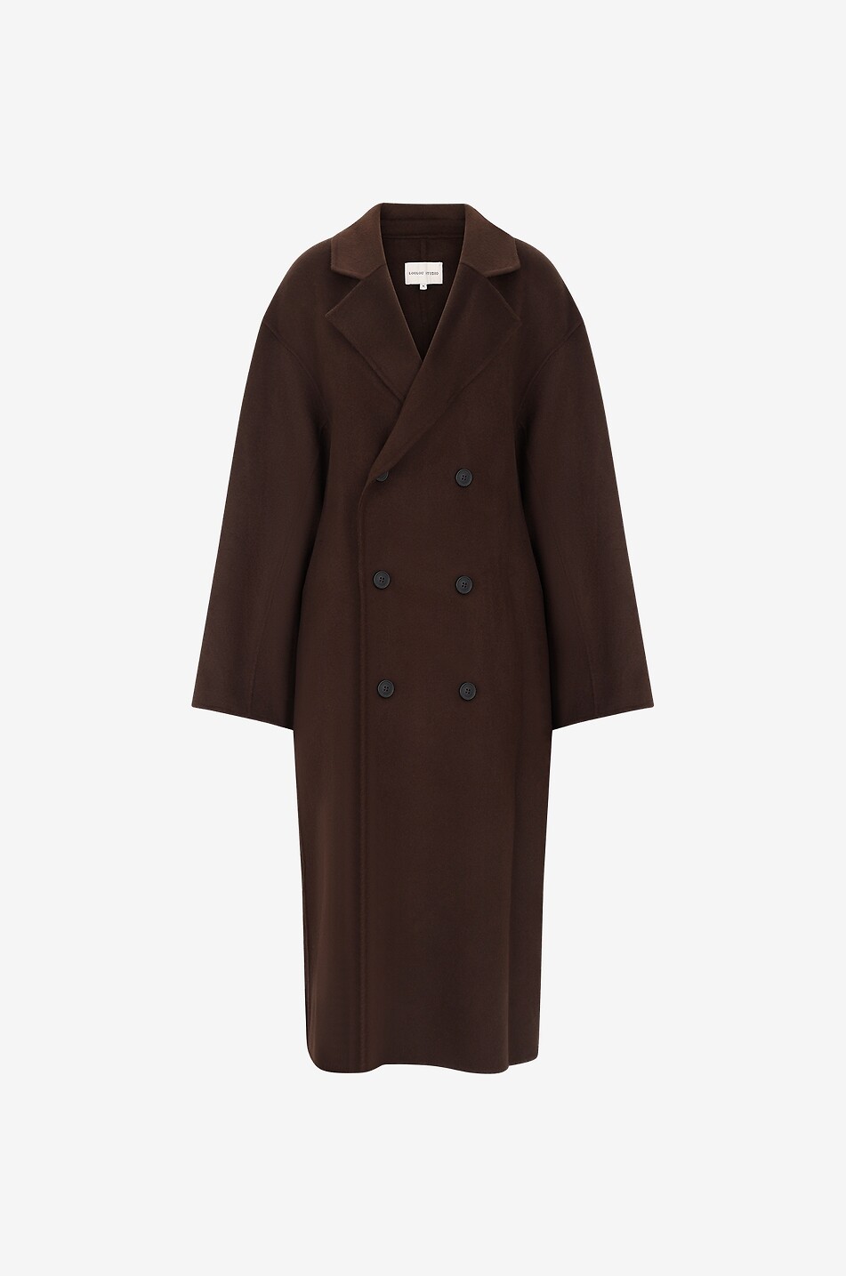 LOULOU STUDIO Manteau en laine et cachemire Borneo Femme MARRON 1