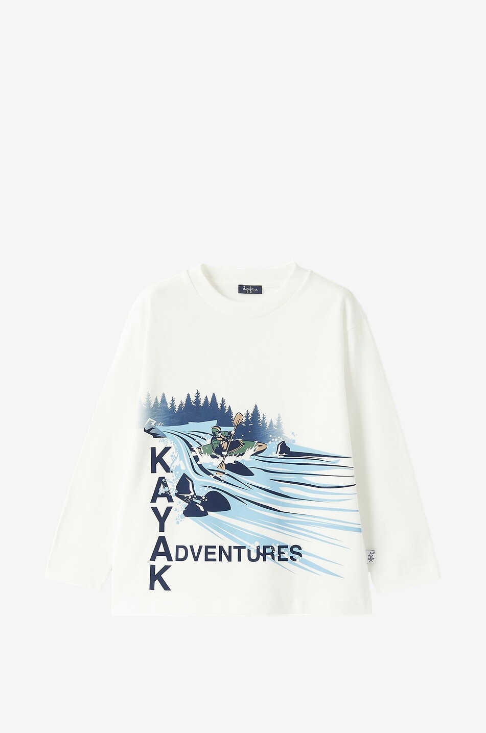 Jungen-Langarm-T-Shirt Kayak Adventures