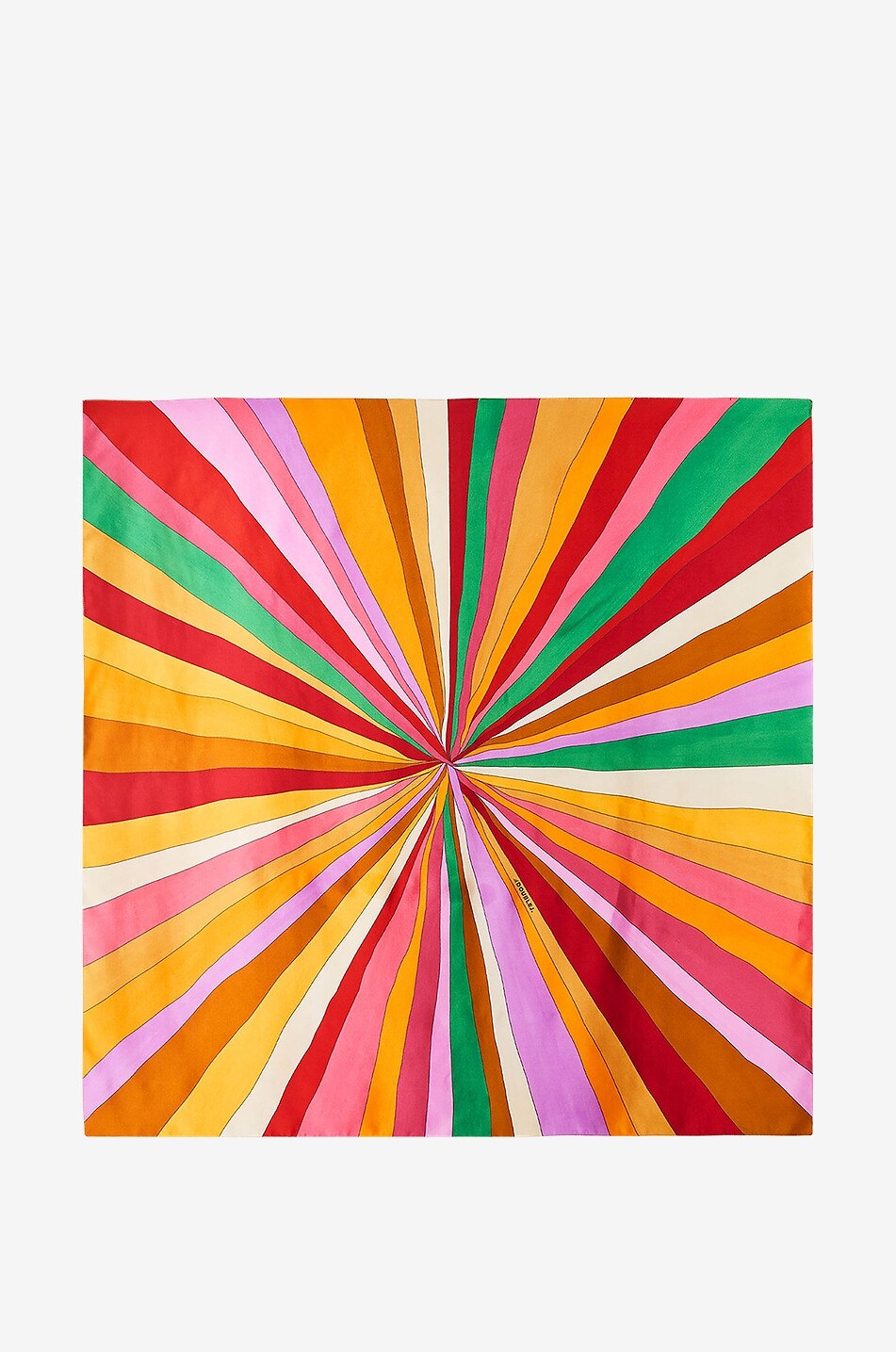 Foulard en soie Rainbow