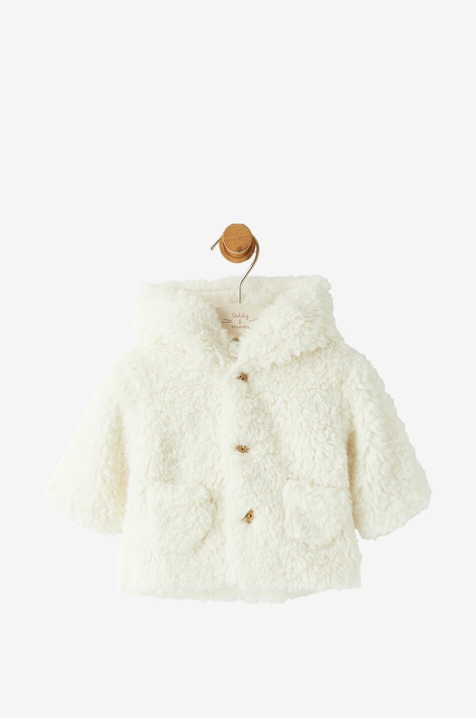 Mantel für Babys aus Plüsch