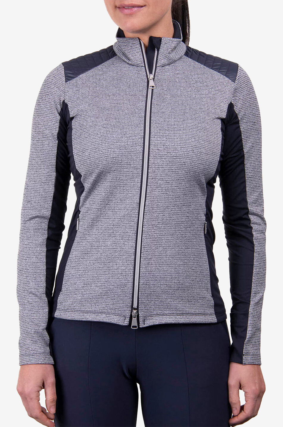 Leichte Materialmix-Jacke Radun
