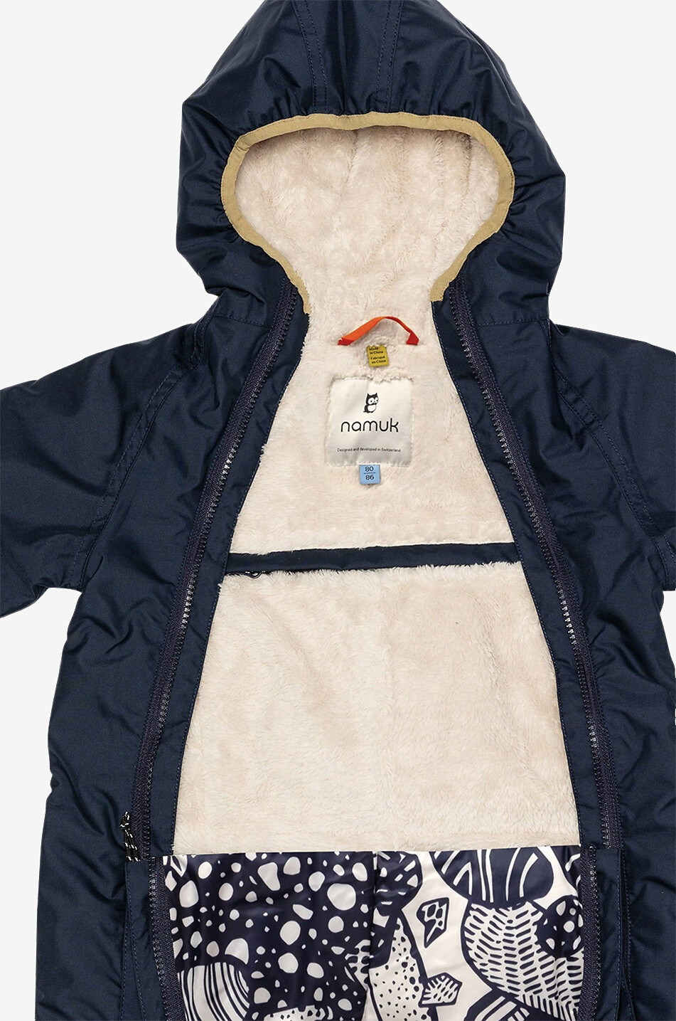 NAMUK Combinaison de neige bébé Zack Unisexe BLEU FONCE 3