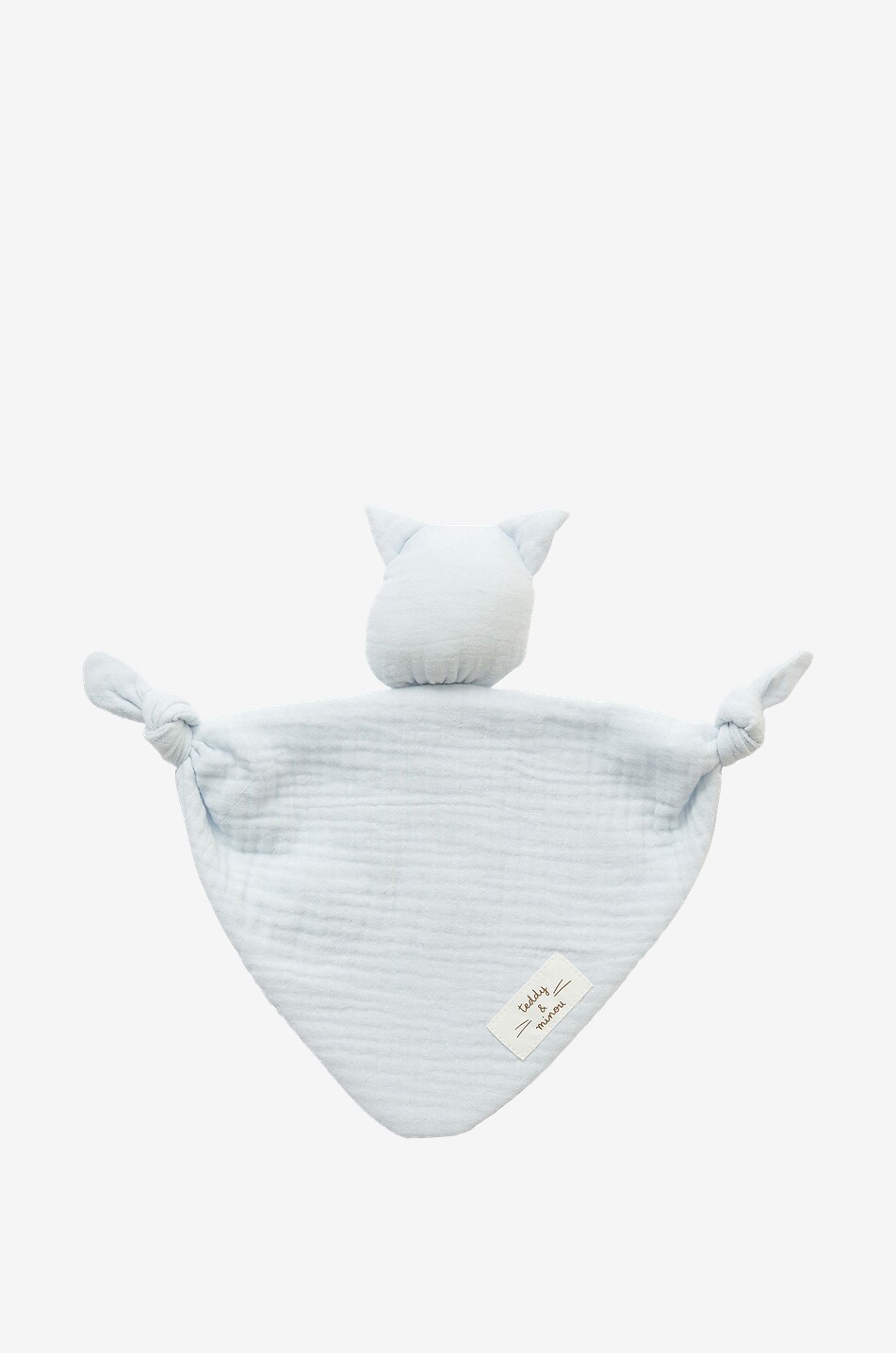 TEDDY & MINOU Cat baby cotton gauze comforter Baby LIGHT BLUE 1