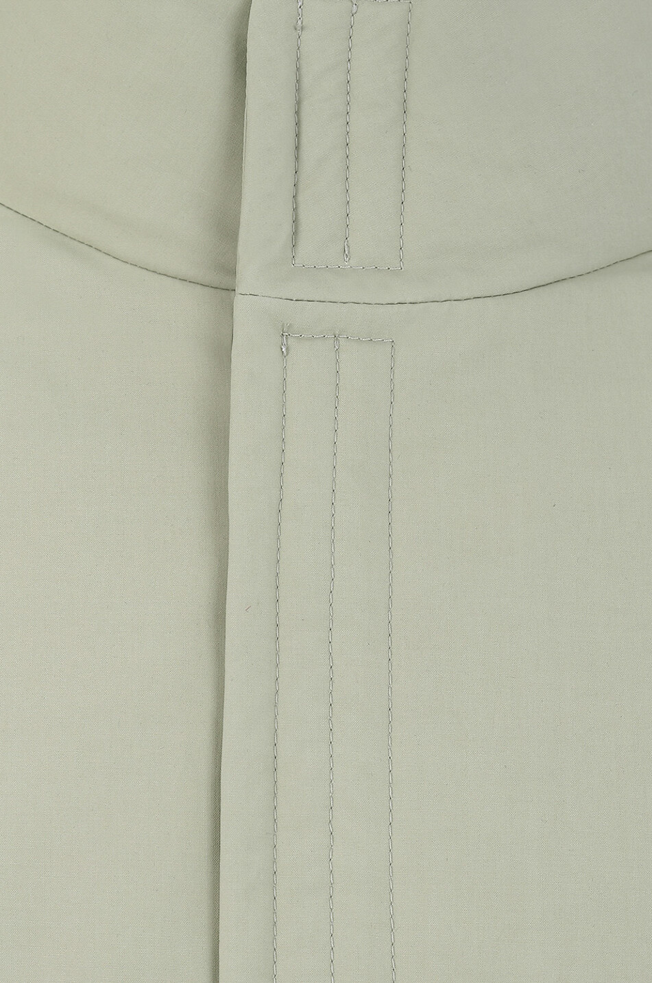 Weite Daunenjacke aus beschichteter Baumwolle mit Stehkragen