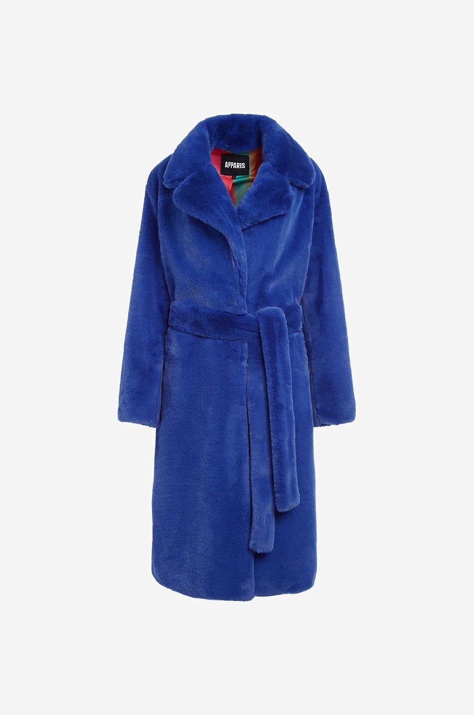APPARIS Mantel aus pflanzlichem Plüsch Mona Damen BLAU 1