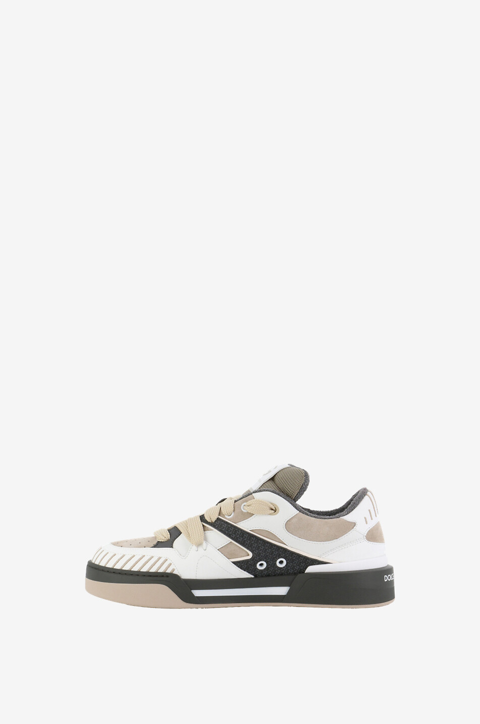 DOLCE & GABBANA New Roma low-top multi-material sneakers Men MULTI COLOURED 3