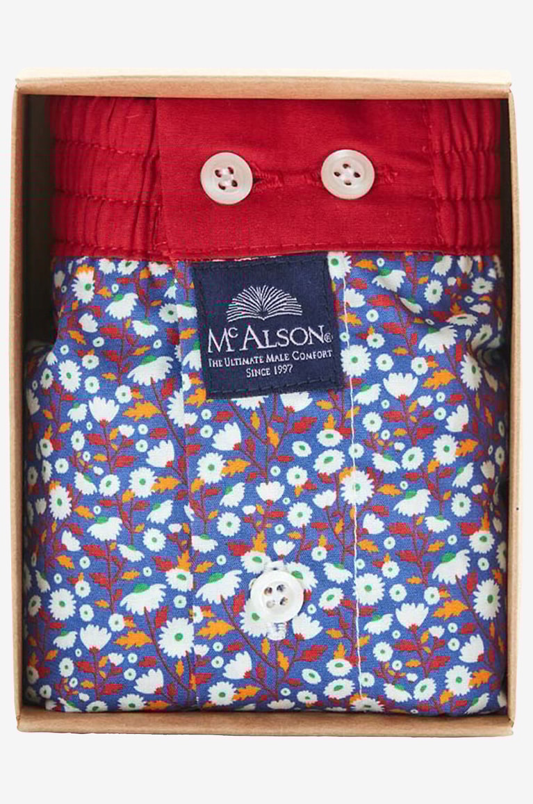 MC ALSON Boxershorts aus Baumwolle Herren ROT 4