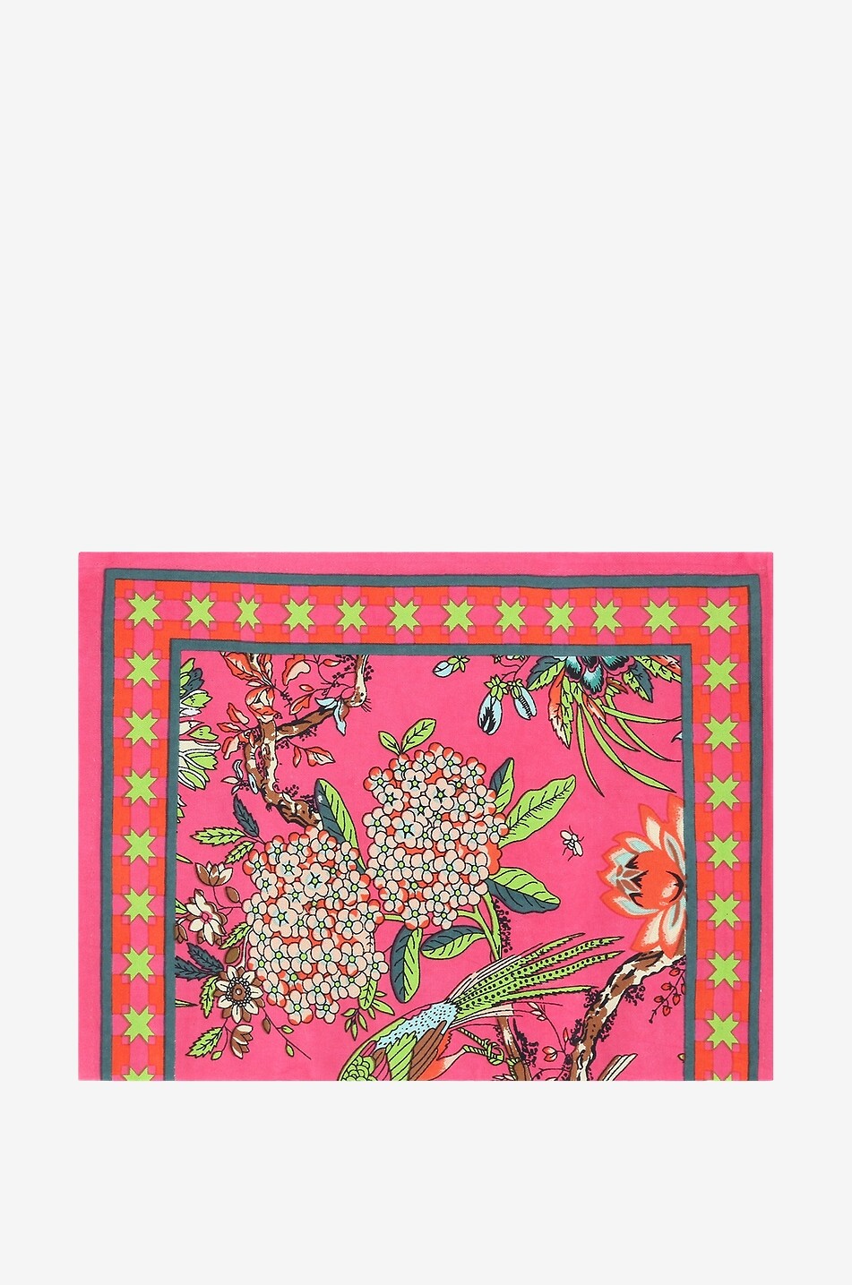 CAROLINE DE BENOIST 2er-Pack Tischsets Oiseau Rose Haus ROSA 3