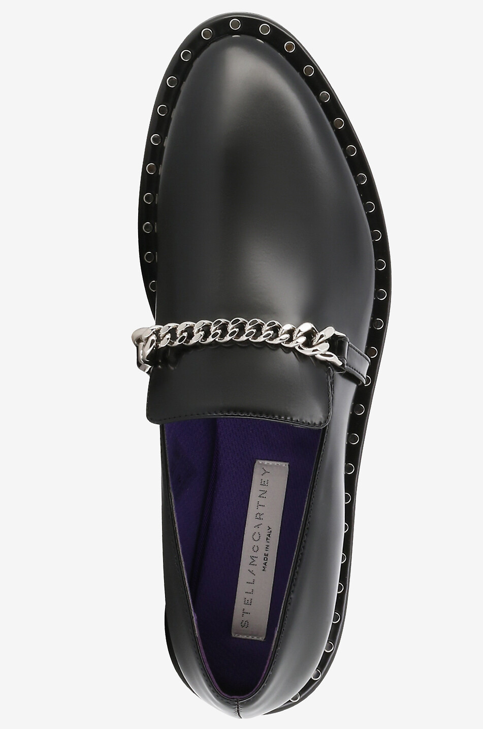 Mokassins aus glänzendem Kunstleder Falabella