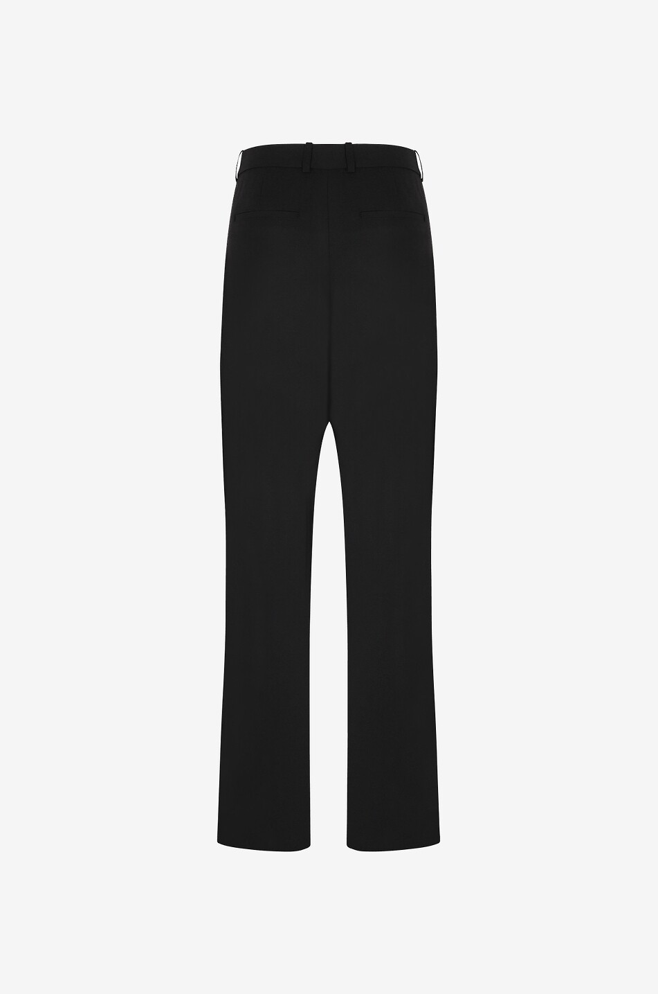 LOULOU STUDIO Pantalon large en laine vierge Solo Femme NOIR 2