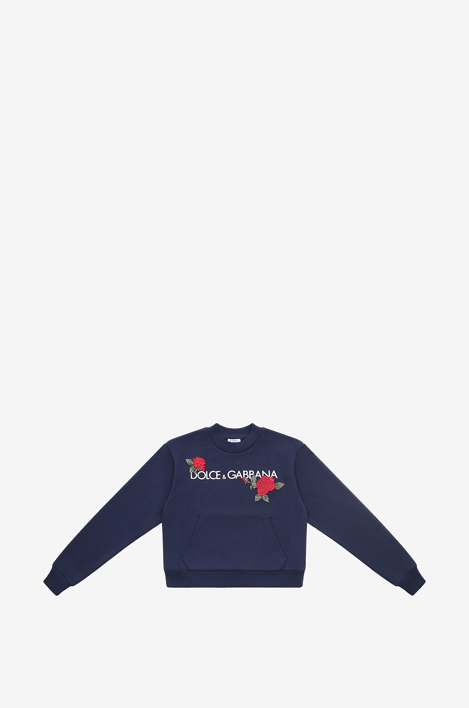 Mädchen-Rundhalssweatshirt Roses