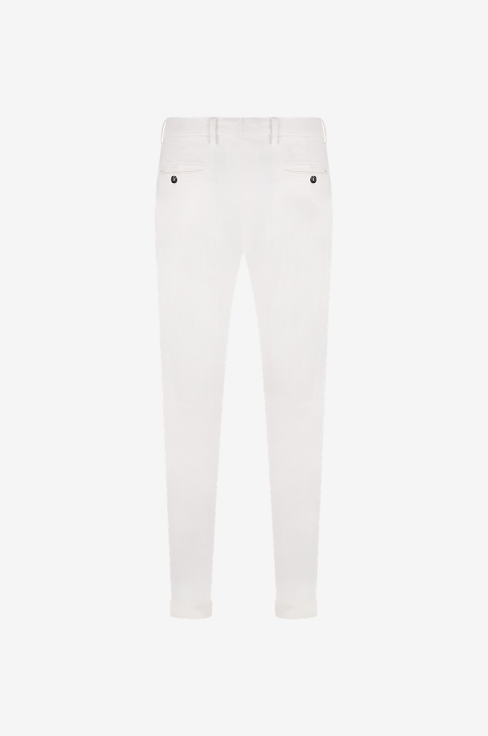 B SETTECENTO Slim fit chino trousers Men EGGSHELL 2