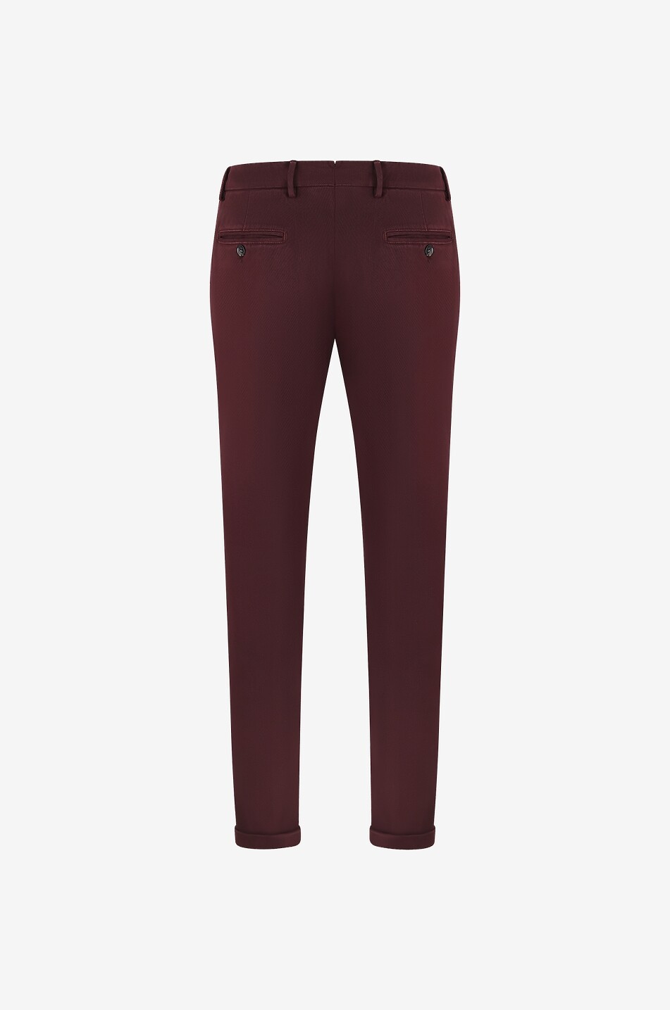 B SETTECENTO Slim fit chino trousers Men DARK RED 2