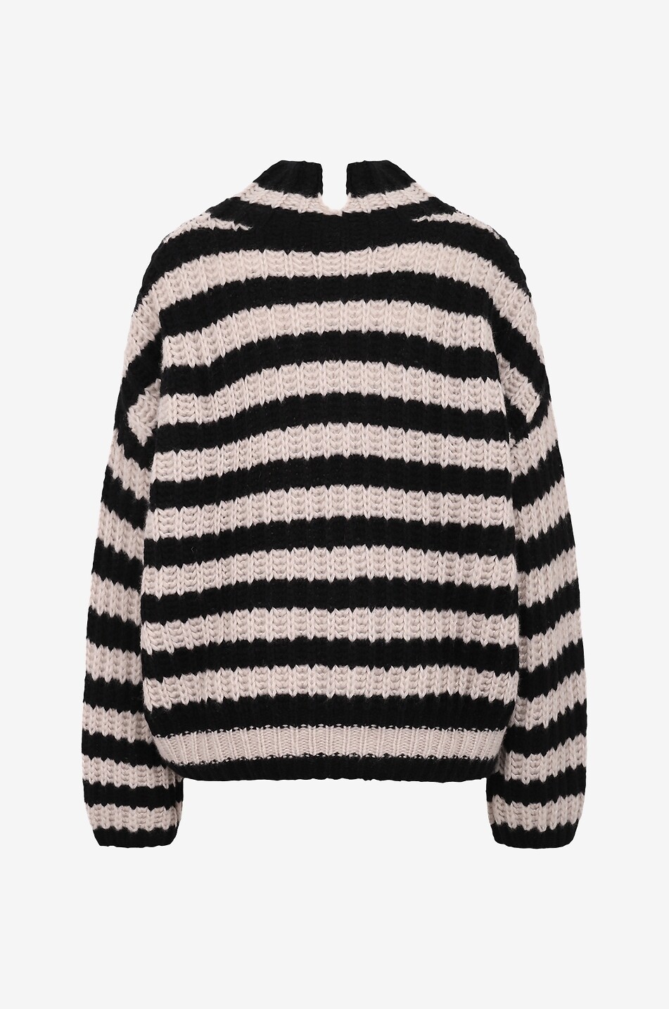 HEMISPHERE Pull boxy en maille côtelée épaisse à rayures Femme MULTICOLORE1 2