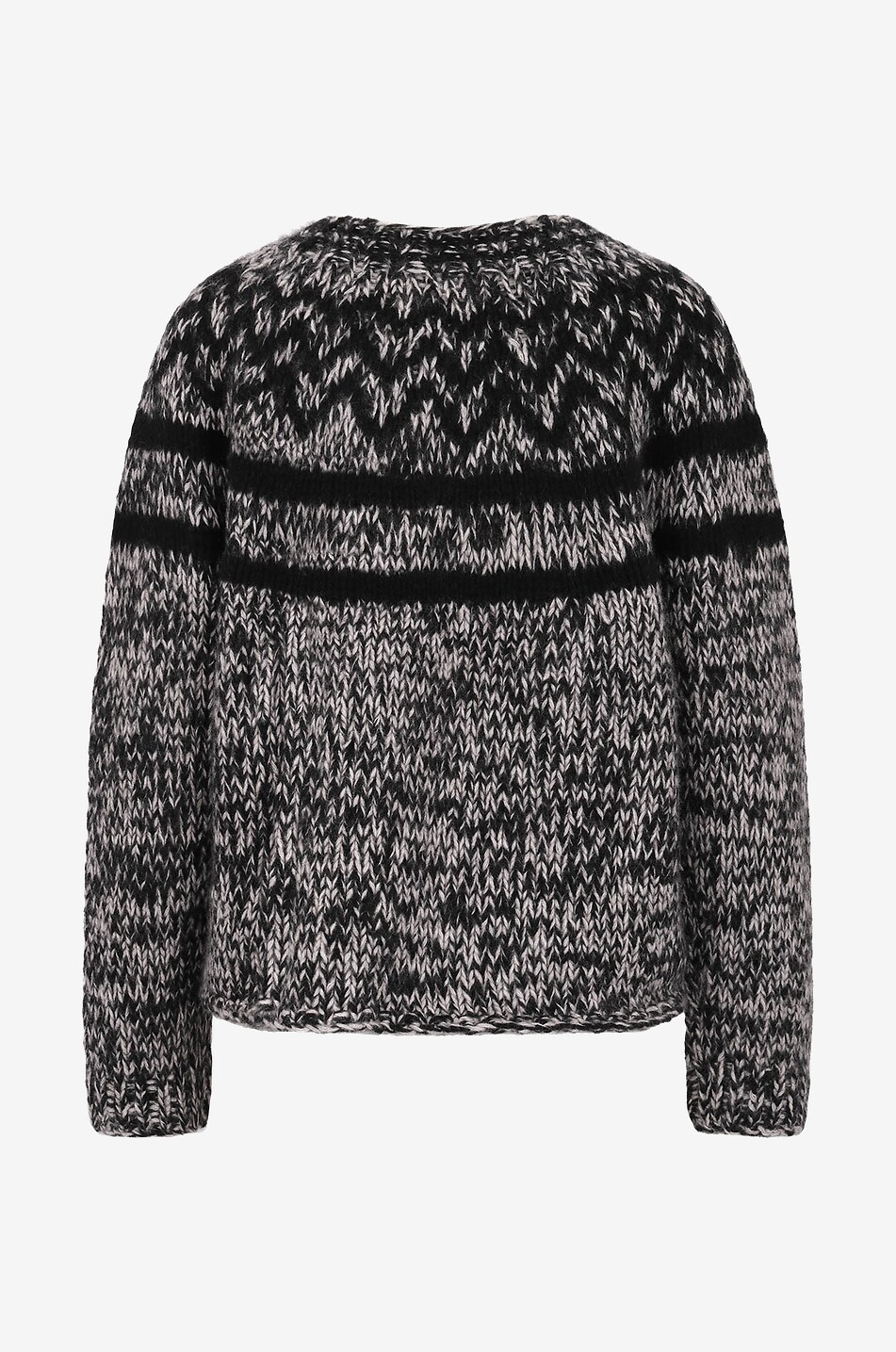 HEMISPHERE Pull jacquard à motifs et col montant Femme MULTICOLORE 2