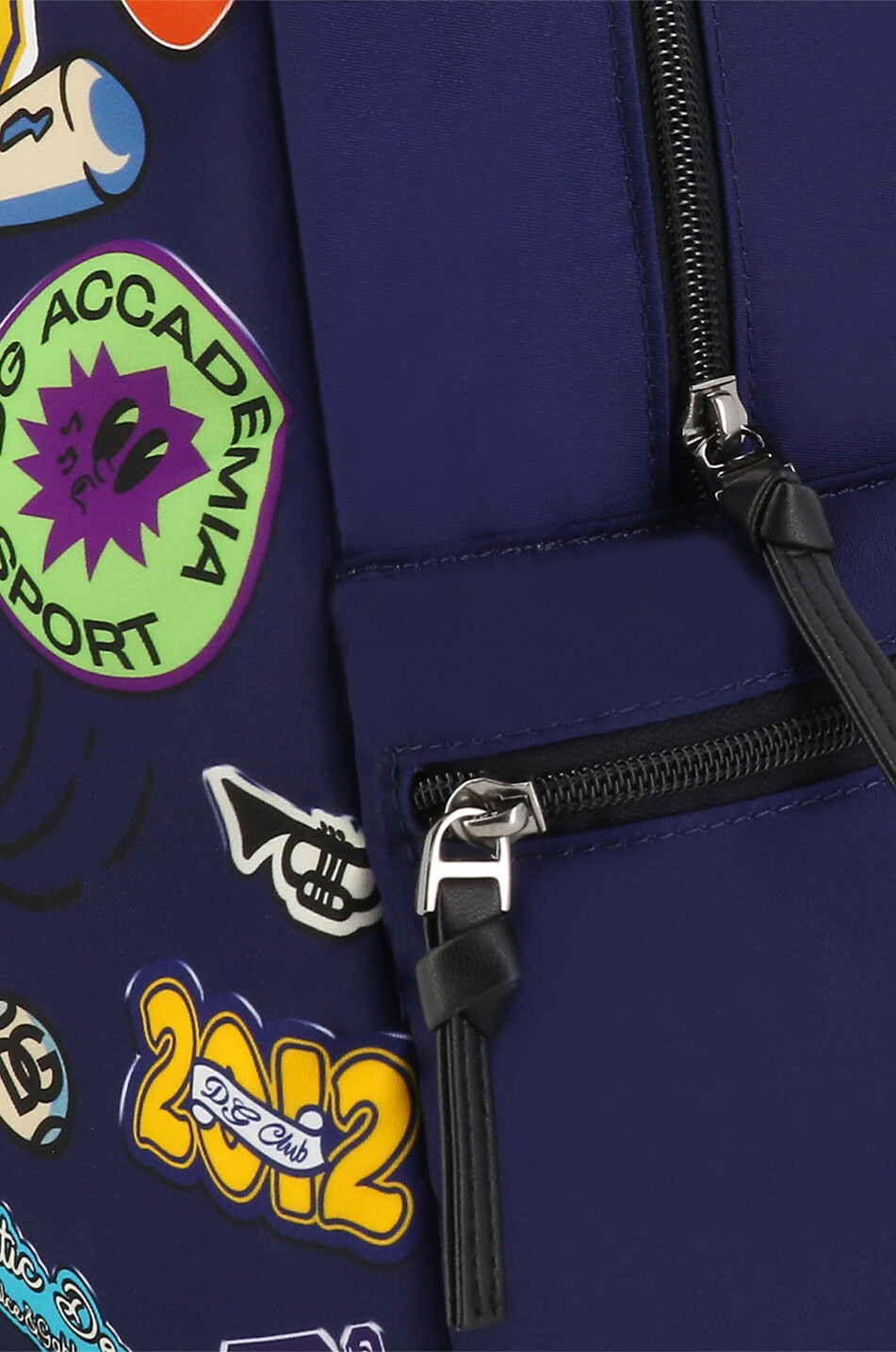 DOLCE & GABBANA DG Stickers boy's nylon backpack Boy BLUE 5
