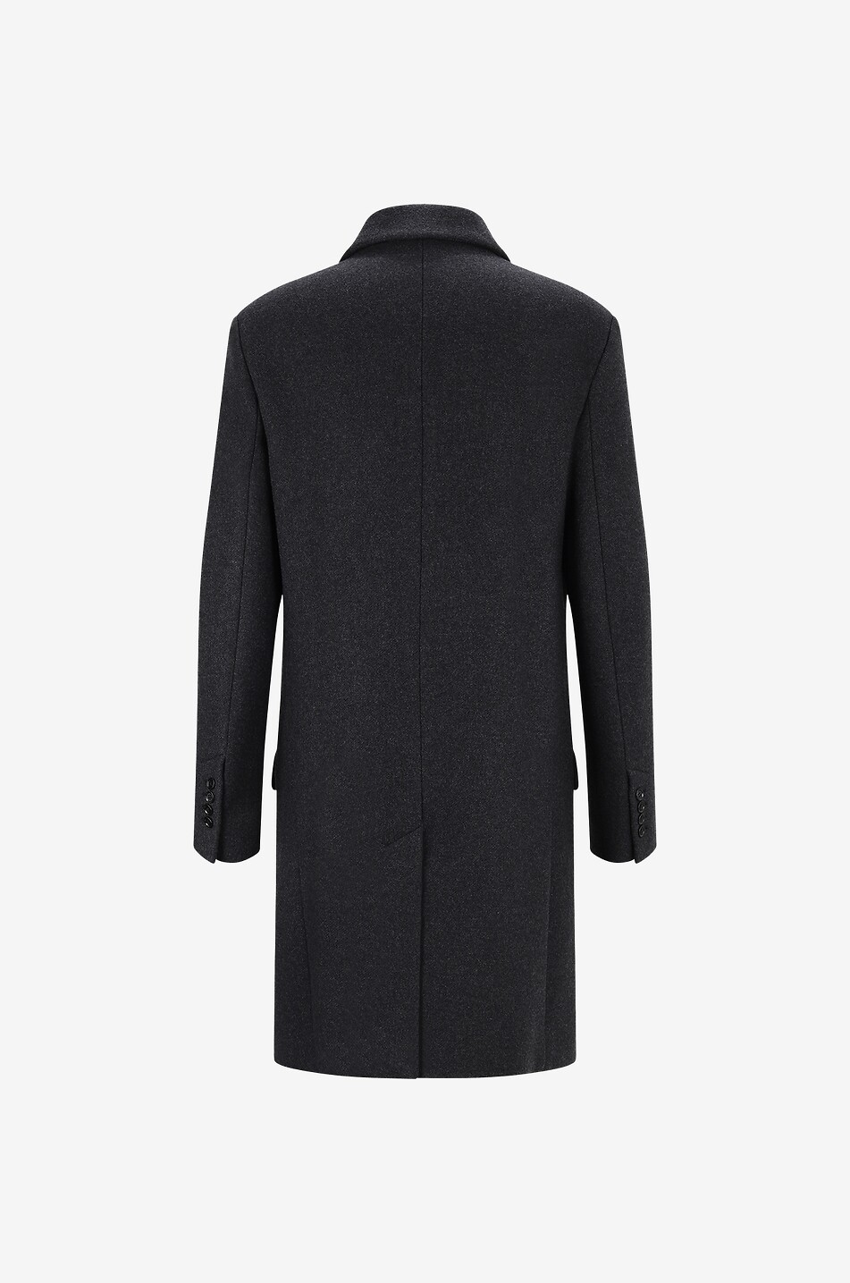 Manteau à boutonnage double en laine