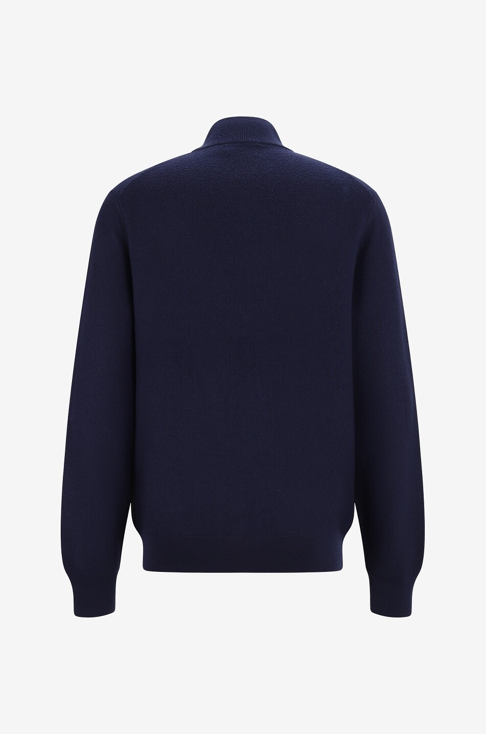 POLO RALPH LAUREN Pull fin en laine lavable à col montant zippé Pon Homme BLEU FONCE 2