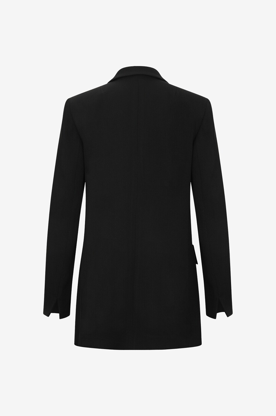 AKRIS PUNTO Blazer à boutonnage double en gabardine de laine Femme NOIR 2
