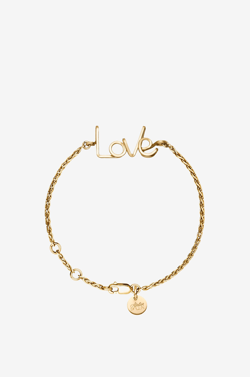 Goldenes Armband Love Squared