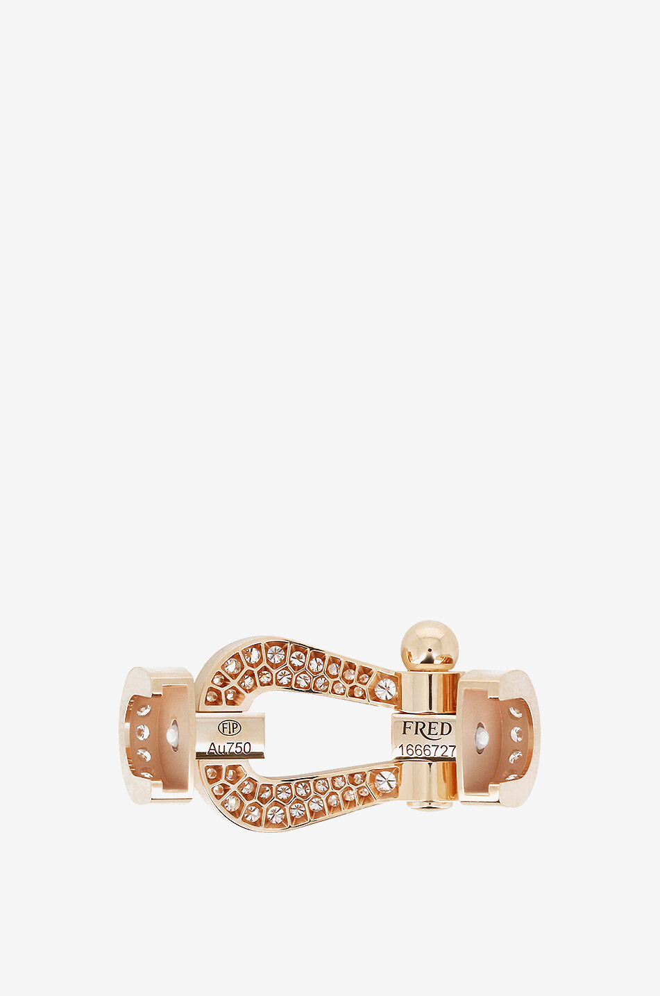 FRED PARIS Manille pour bracelet en or rose et diamants Force10 LM Femme ROSE 2