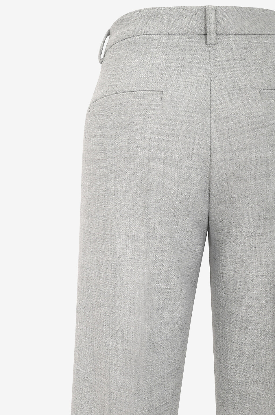 Pantalon droit raccourci effiloché Mia