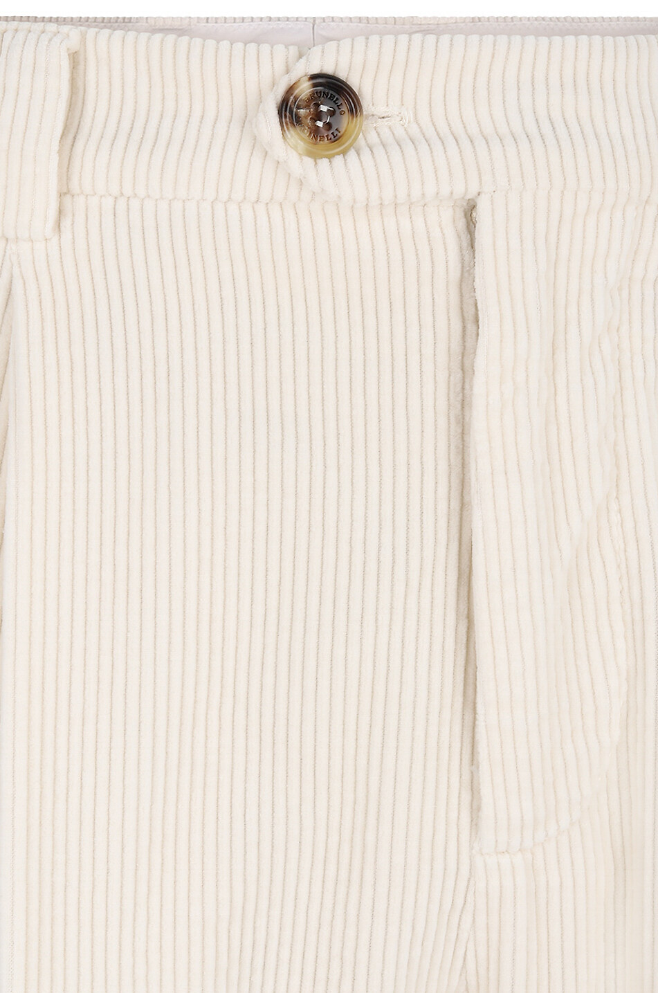 BRUNELLO CUCINELLI Hose aus Cordsamt Leisure Fit Herren CREMEFARBEN 4