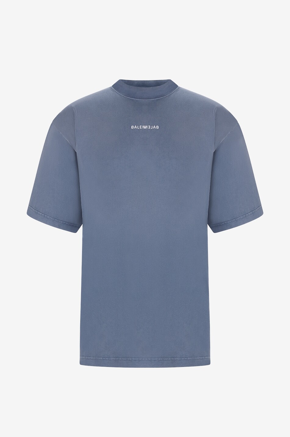 Balenciaga Back Medium Fit embroidered faded T shirt