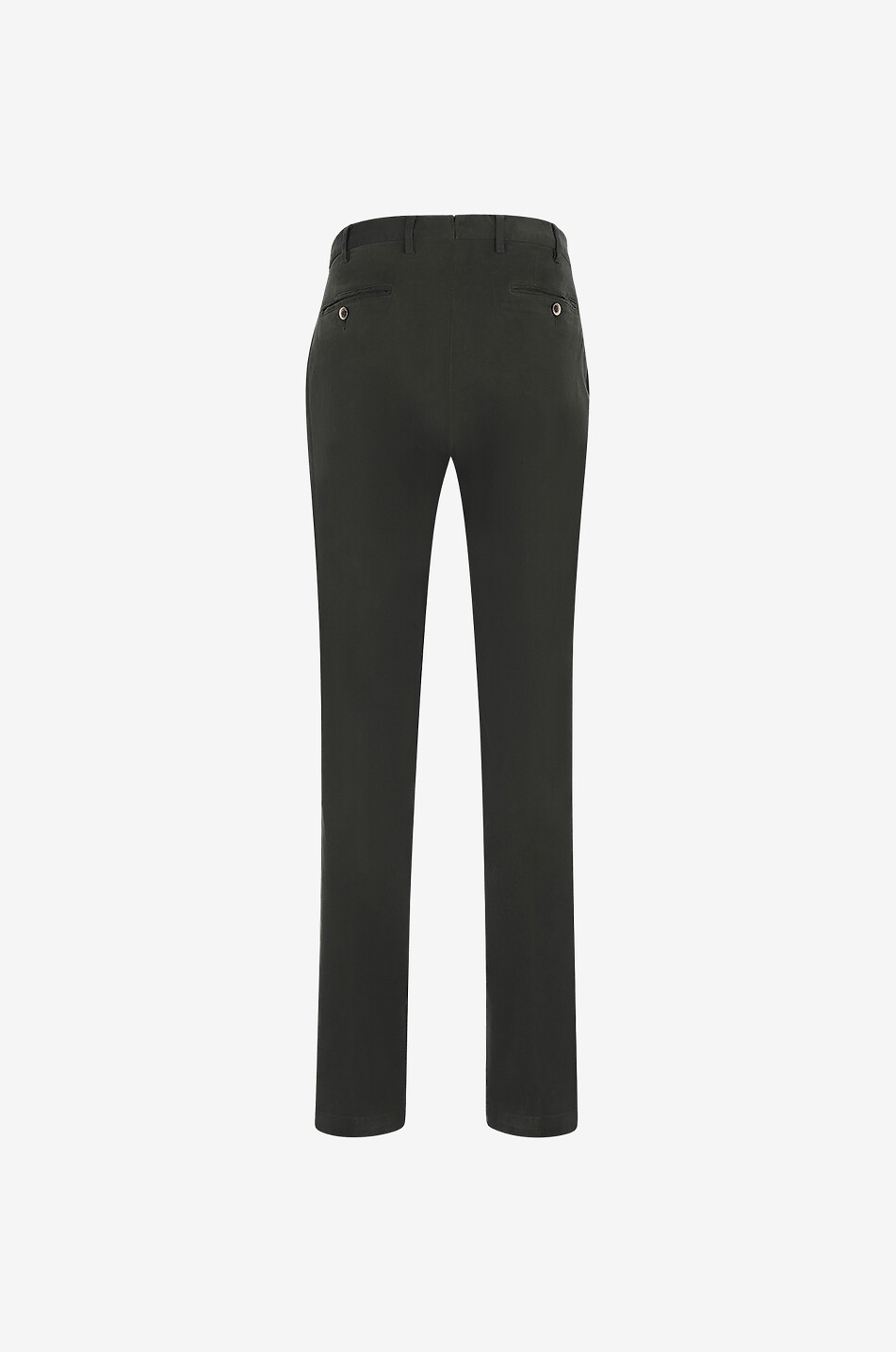 GERMANO City velvet touch slim fit chino trousers Men GREEN 2