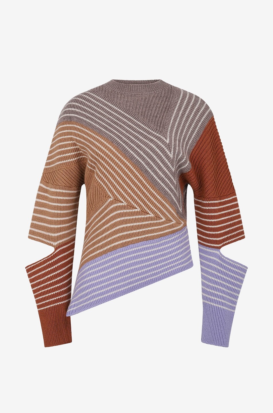 Pullover mit Rundhalsausschnitt aus Schurwolle