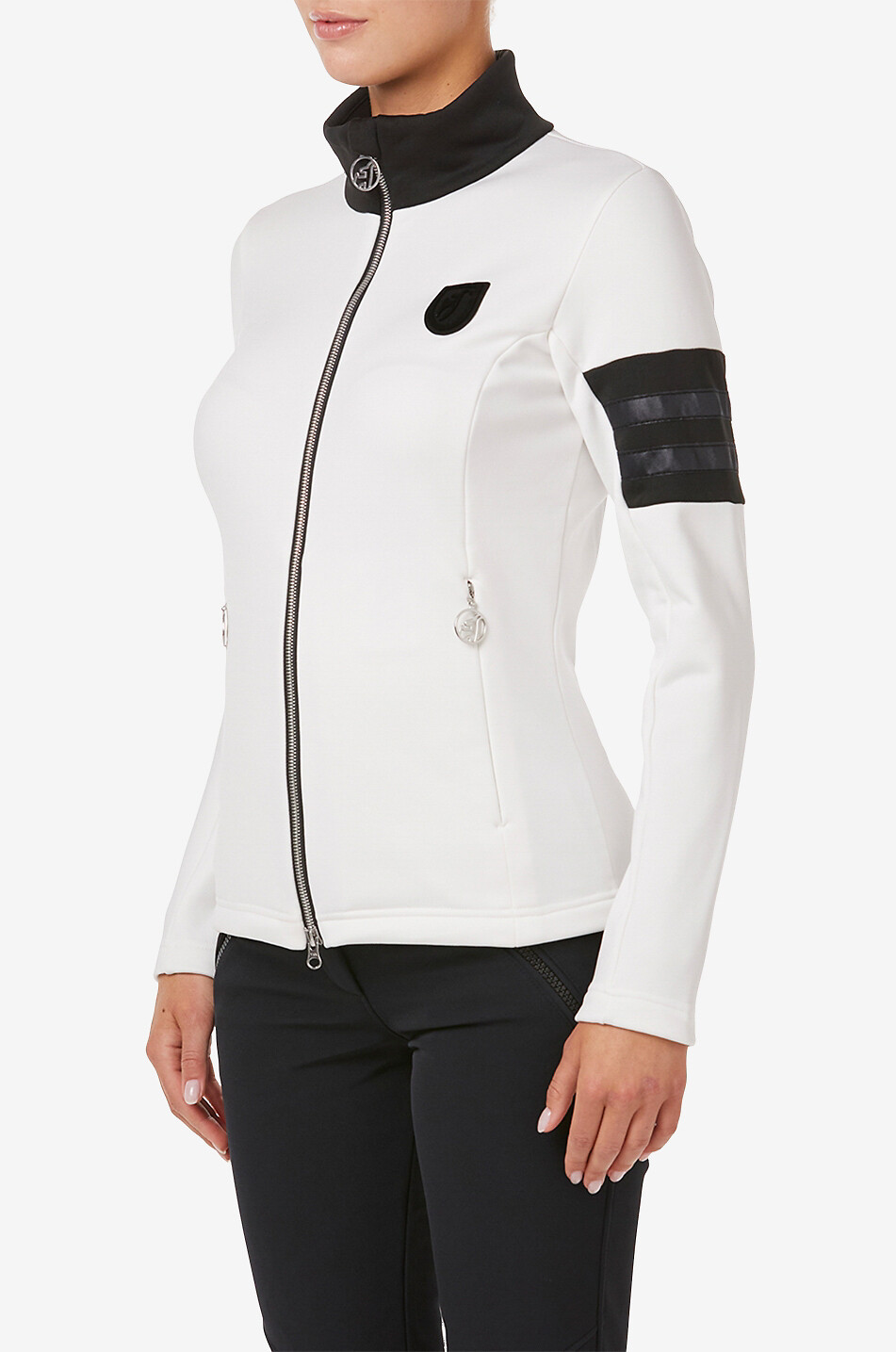 TONI SAILER Mid-Layer-Jacke mit Stehkragen Mathilda Damen WEISS 2