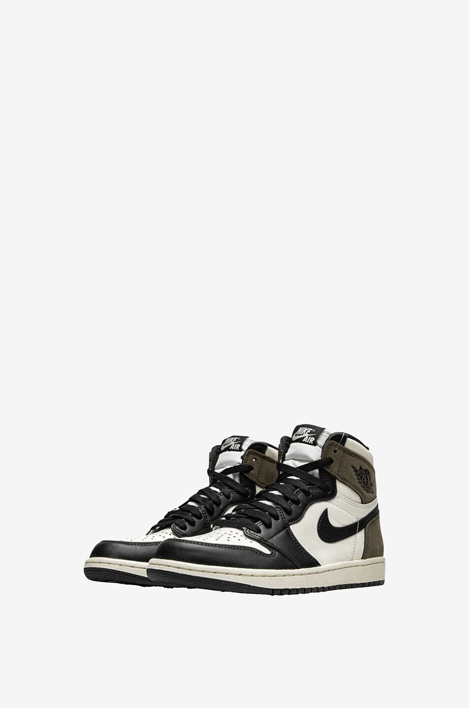 Hohe Sneakers Air Jordan 1 Retro High Sail Black Dark Mocha NIKE Bongenie