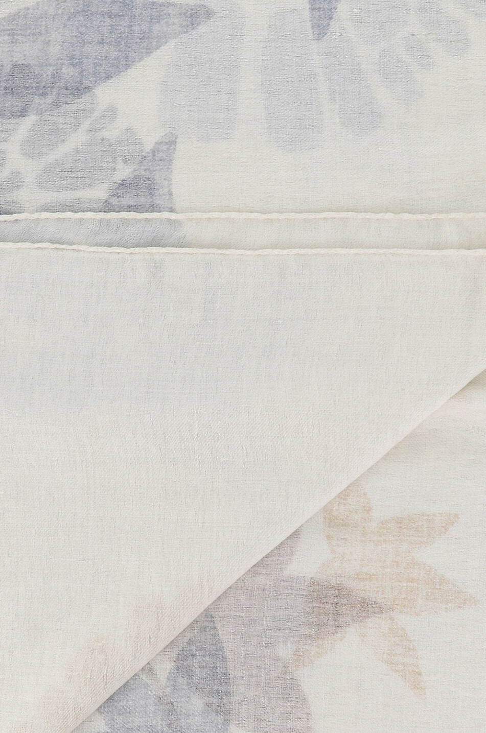 J!L B. Sunny wool silk and cashmere shawl Women EGGSHELL 2