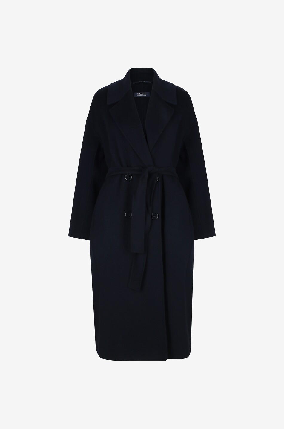 'S MAXMARA Manteau long en laine vierge Simone Femme BLEU FONCE 1