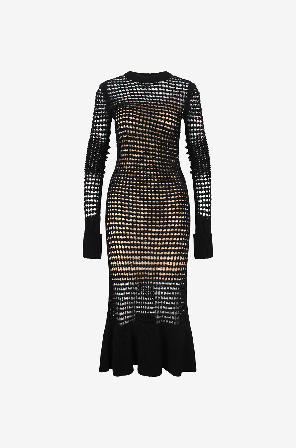 SPORTMAX Robe longue en coton Scenico Femme NOIR 1