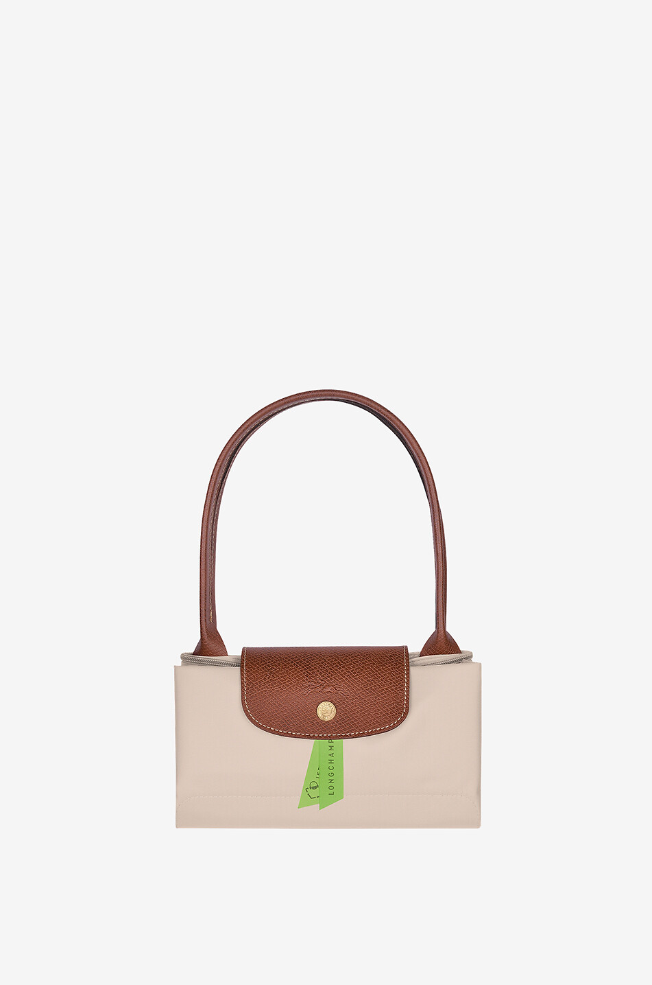 Longchamp pliage beige best sale