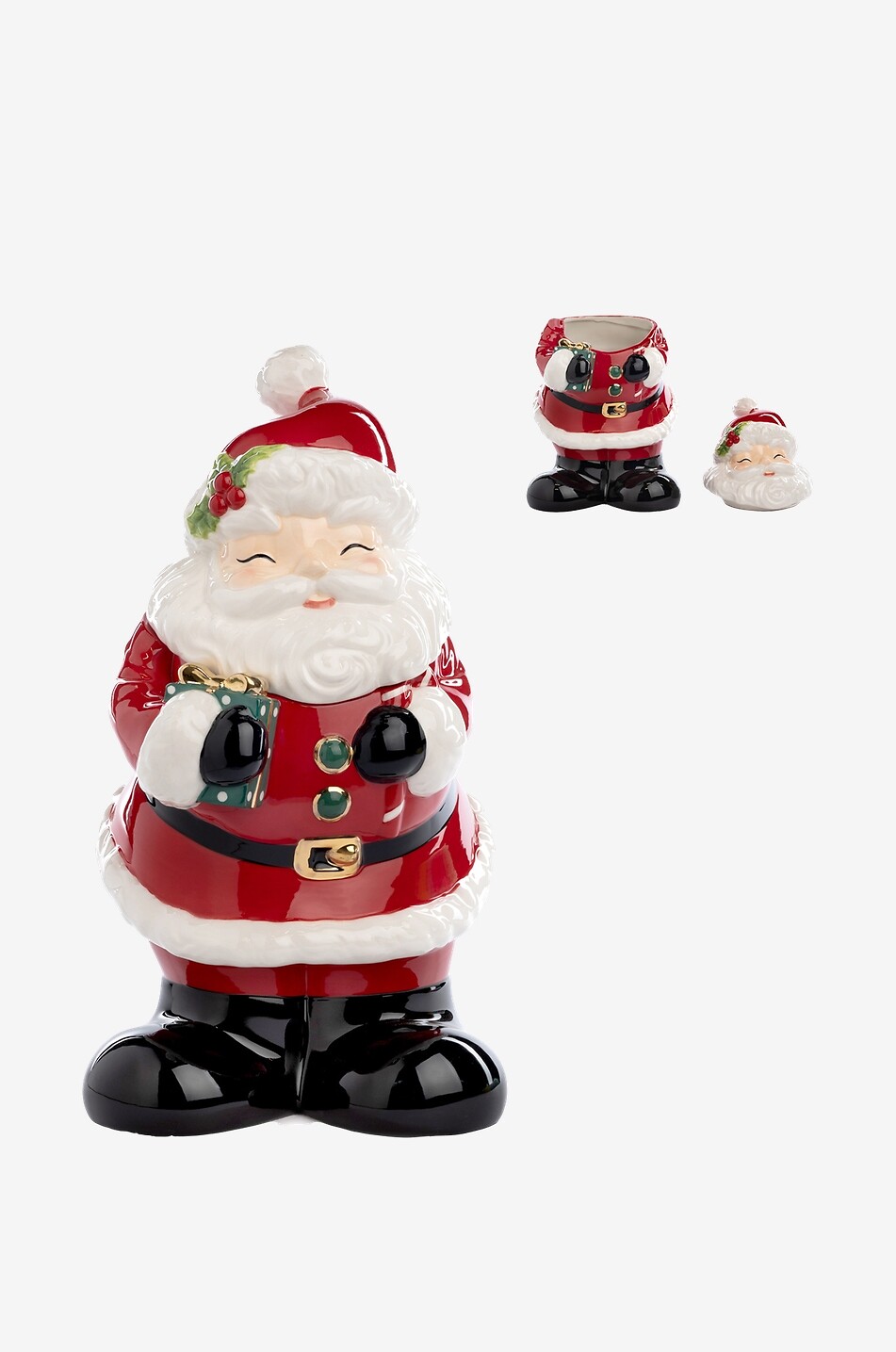 GOODWILL Weihnachtskeksdose Santa Haus BUNT 1