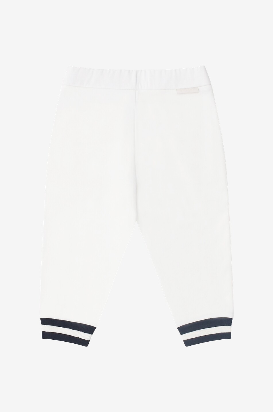 MONCLER Terry patch adorned baby jogging suit Baby WHITE 4