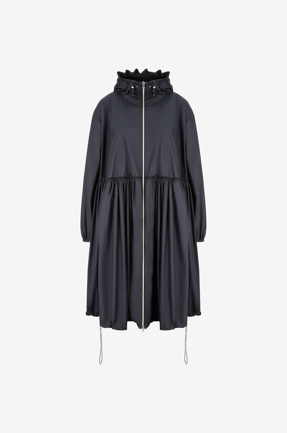 Mid-length raincoat
