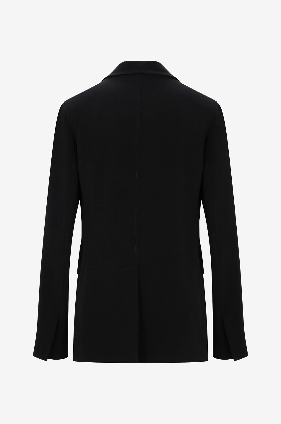 Fluid single-breasted cady blazer