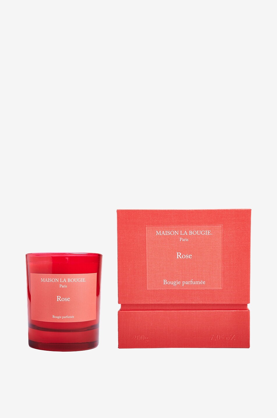 MAISON LA BOUGIE Bougie pafumée Âme Rose - 200 g Maison ROUGE 2