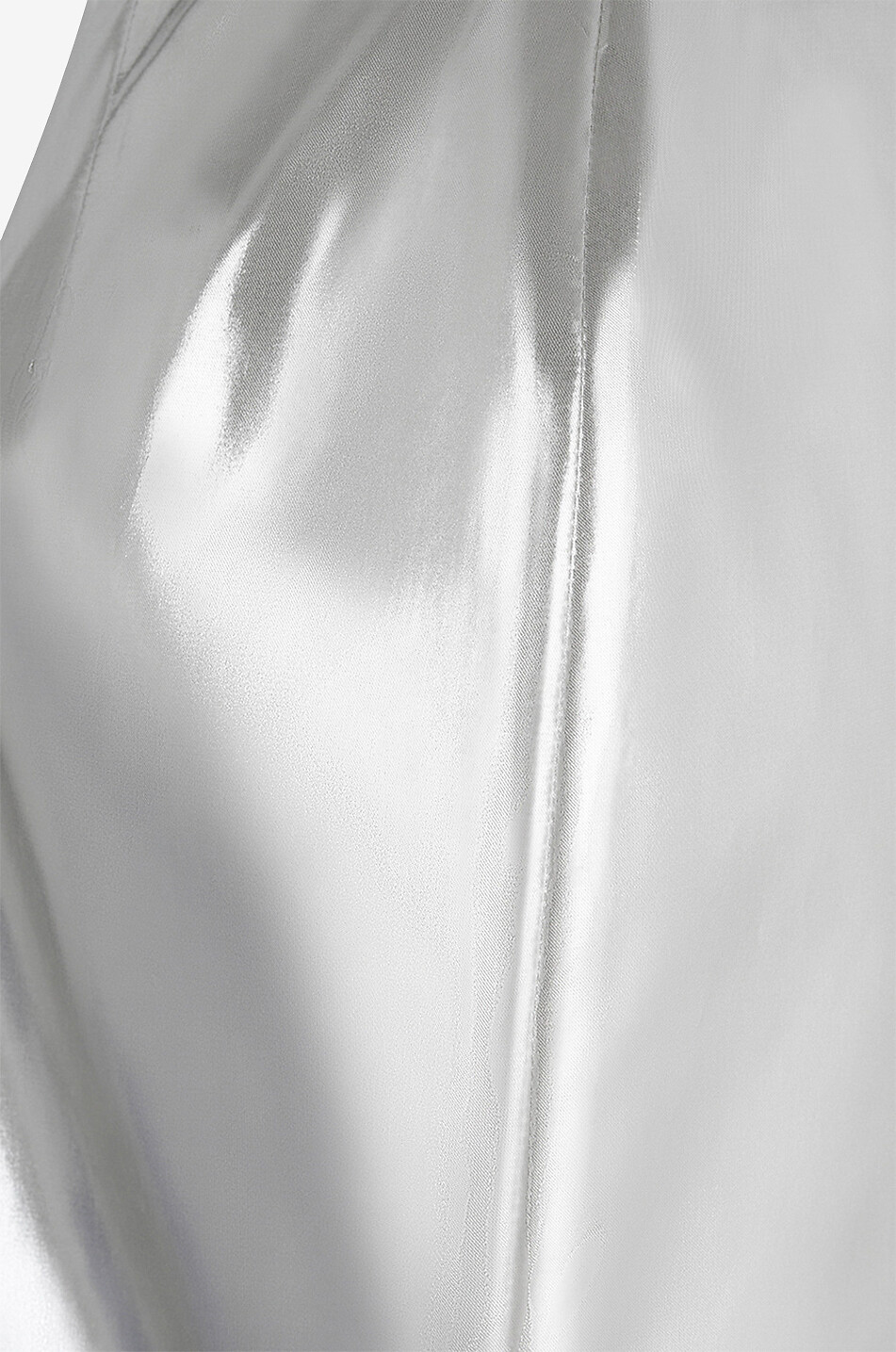 Metallic pencil skirt