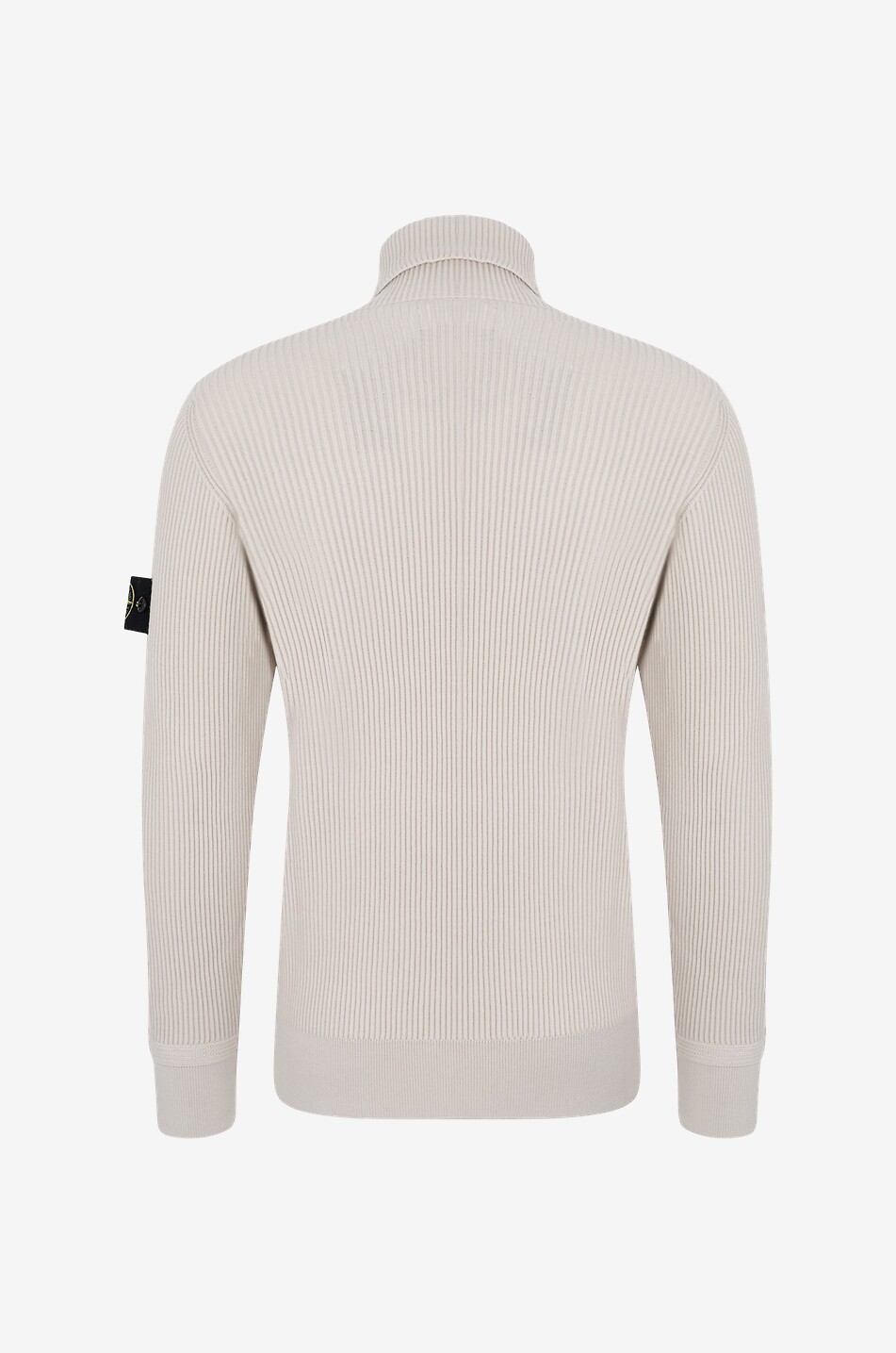 STONE ISLAND Pull côtelé à col roulé 552C2 Homme GRIS CLAIR 2