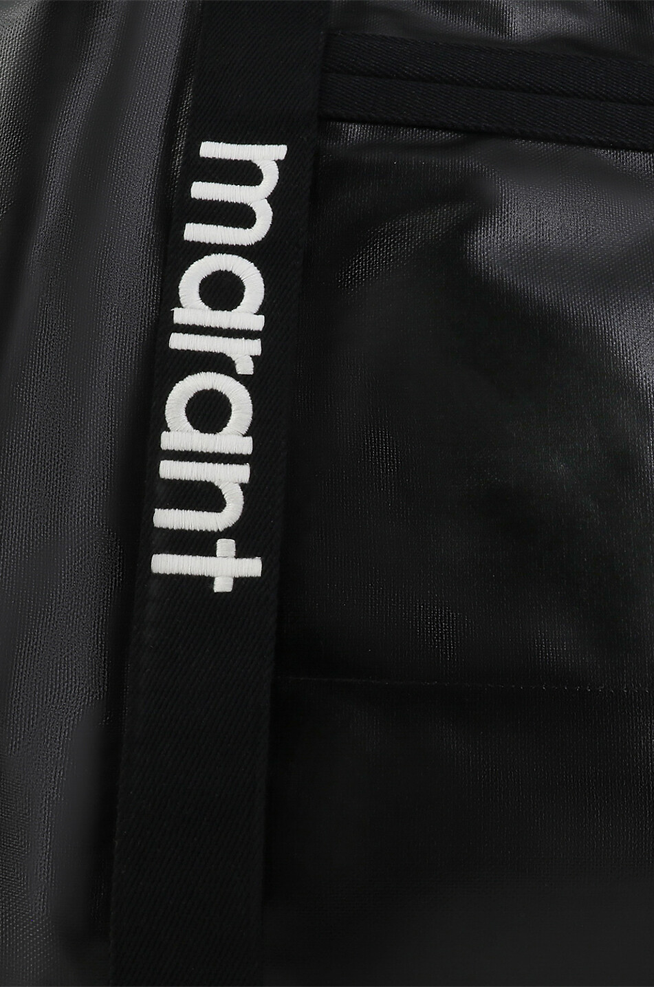 ISABEL MARANT Sac cabas enduit Warden Femme NOIR 5