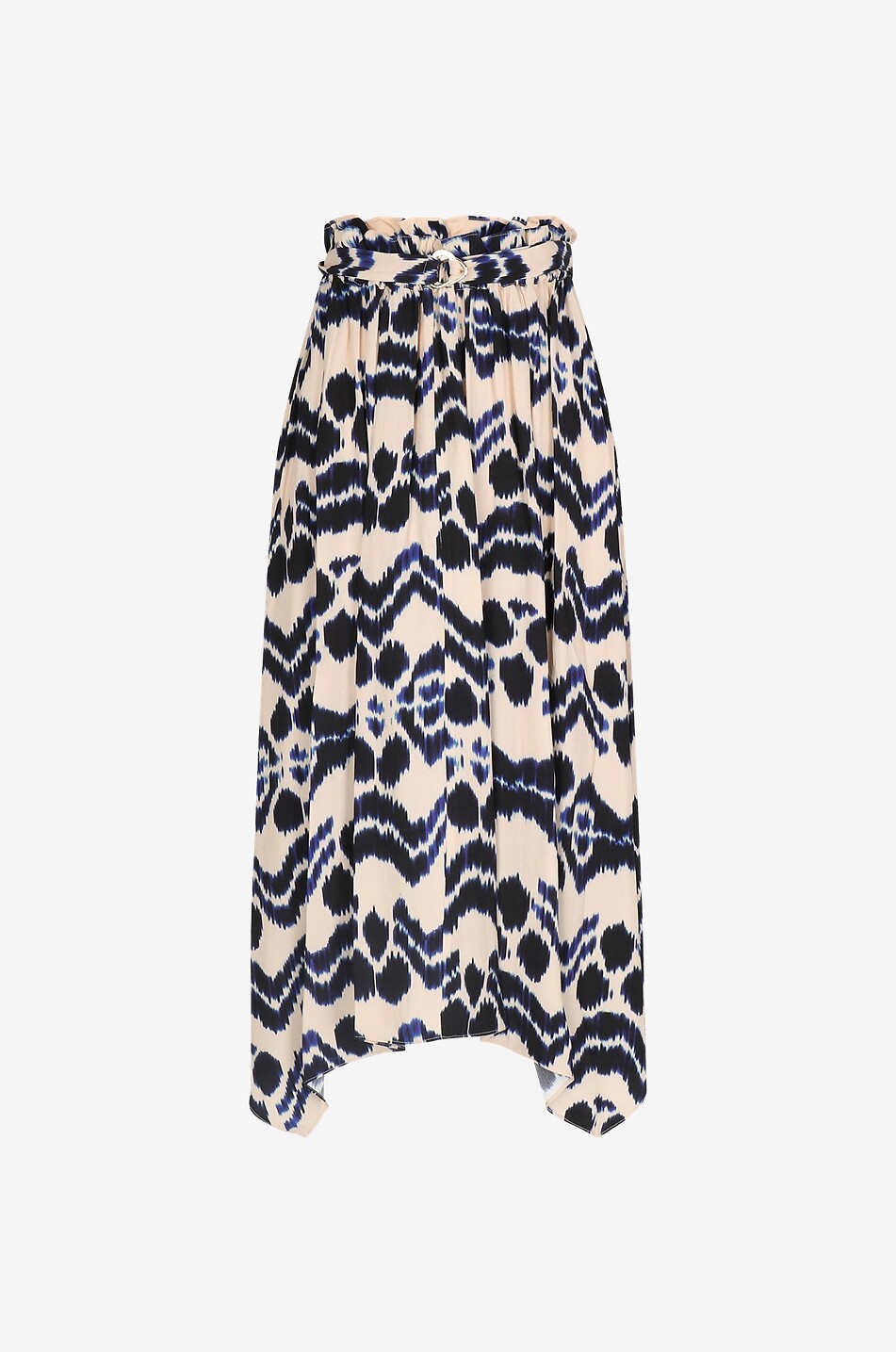 Zeta viscose midi skirt