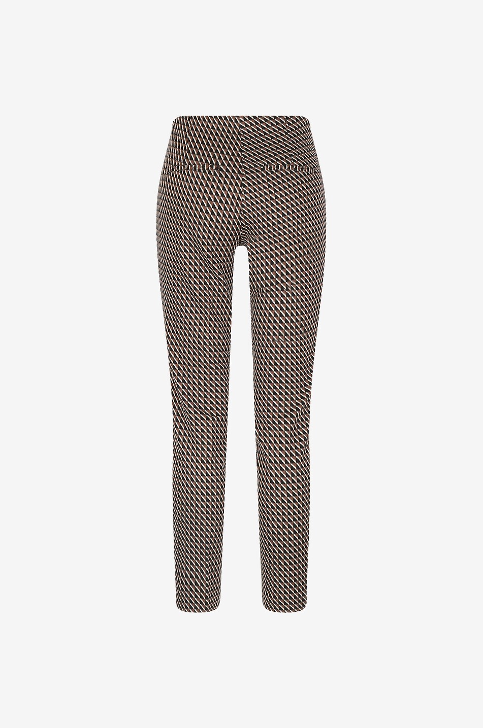 CAMBIO Ros jacquard knit leggings Women LIGHT BROWN 2